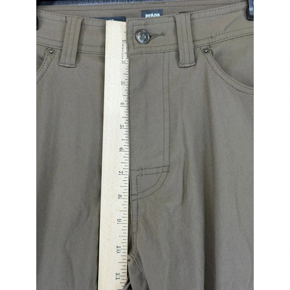 Prana Brion Pant II Slim Fit Mud Brown ReZion Performance Pants 32x32 1965551